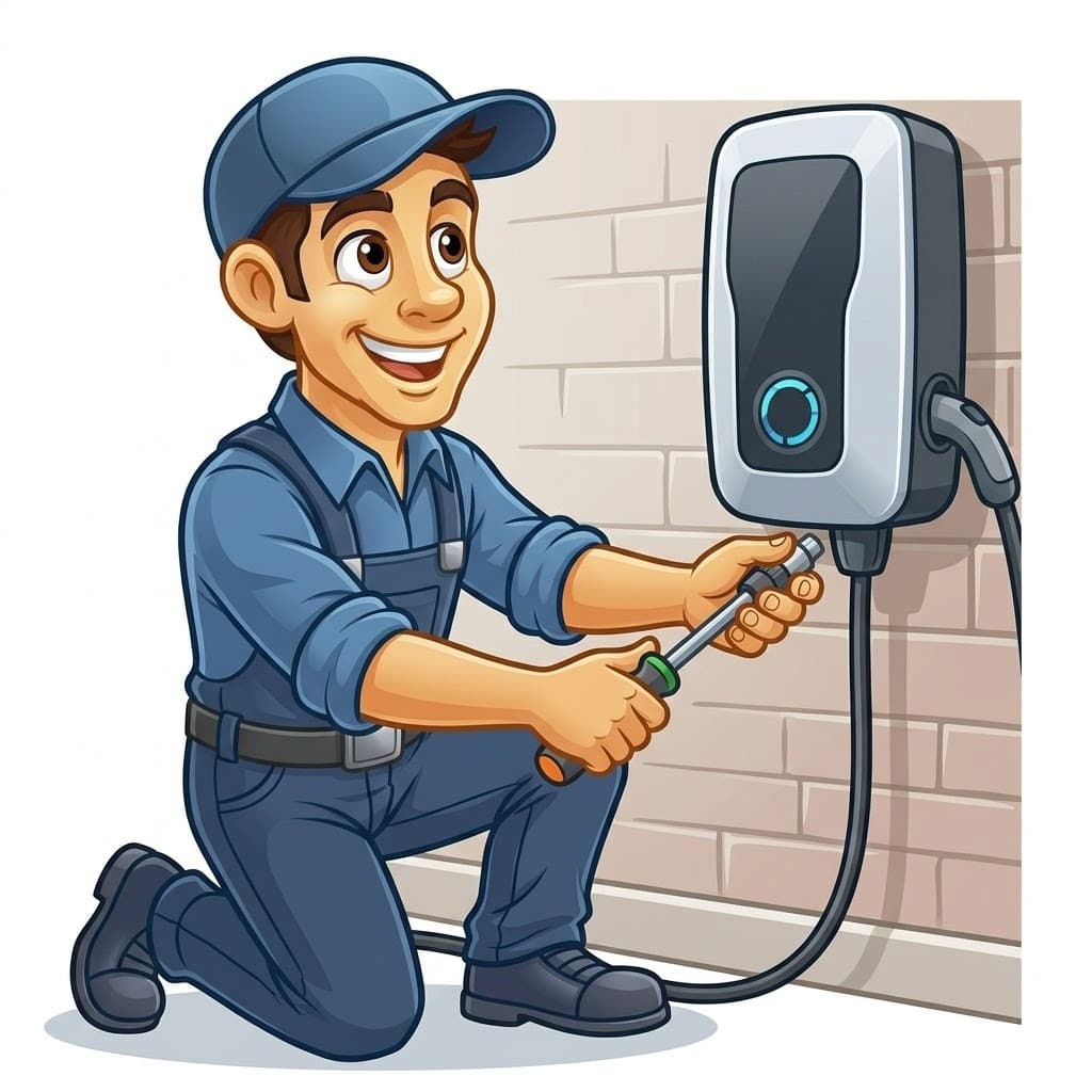 Connecteur de borne de recharge installé par TF Technics